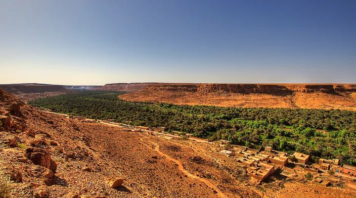 The Ziz Valley on the journey toward the Sahara.